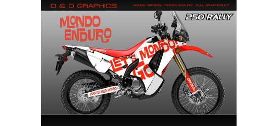 CRF250 Rally "Mondo Enduro" Full Graphics kit.