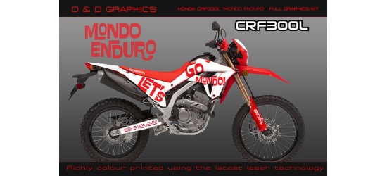 Honda CRF300L "Mondo Enduro" Full graphics kit